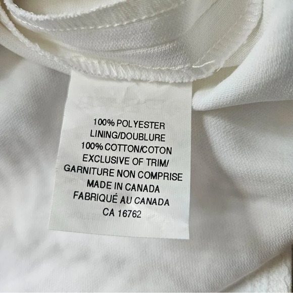 Lida Biday White Shift Dress With Lace  Overlay - Picture 6 of 7